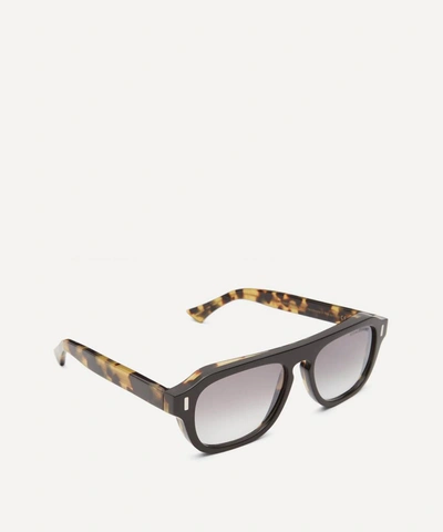 Shop Cutler And Gross 1319-06 Bold Flat-top Sunglasses In Black Camo