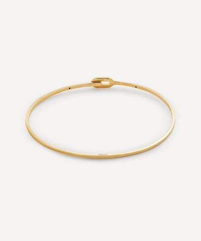Shop Miansai Gold-plated Ace Cuff Bracelet In Polished Gold