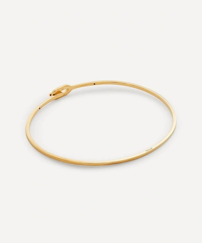 Shop Miansai Gold-plated Ace Cuff Bracelet In Polished Gold