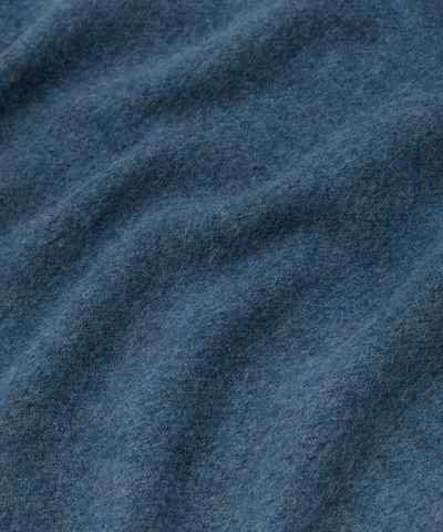 Shop Acne Studios Oversized Wool Scarf In Dusty Blue