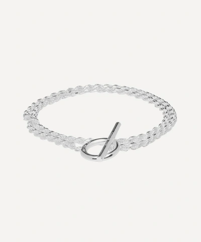 Shop All Blues Silver Rope Polished Bracelet