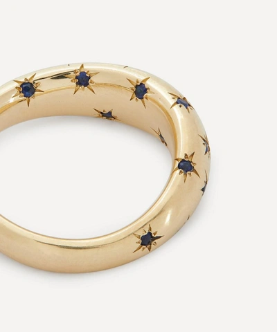 Shop Liberty 9ct Gold Handmade Ianthe Star Blue Sapphire Ring