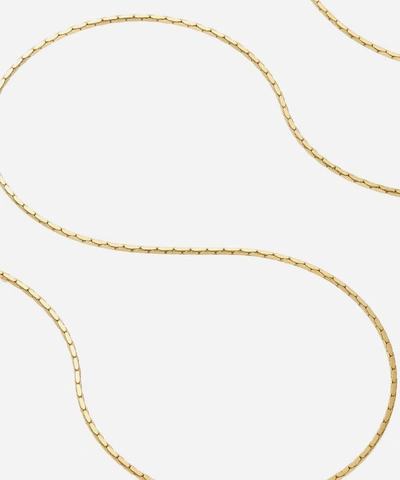 Shop Maria Black Gold-plated Liz Long Chain Necklace