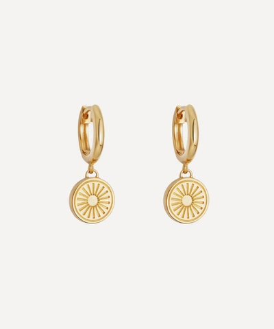 Shop Astley Clarke Gold Plated Vermeil Silver Celestial Sunrise Drop Earrings