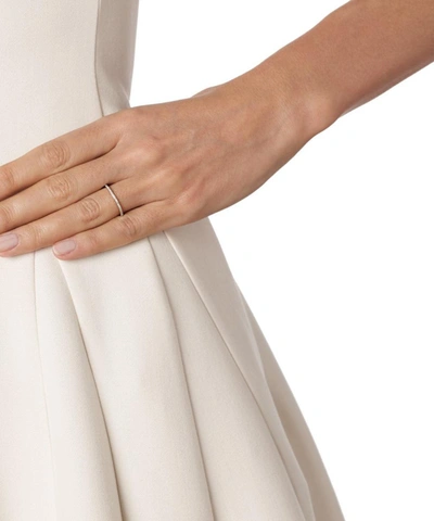 Monica Vinader Diamond Eternity Ring In Rose Gold Vermeil