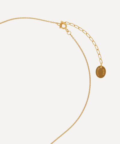 Shop Alex Monroe Gold-plated Big Feather Pendant Necklace