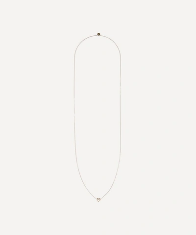 Shop Atelier Vm 9ct Gold Darling Long Heart Pendant Necklace