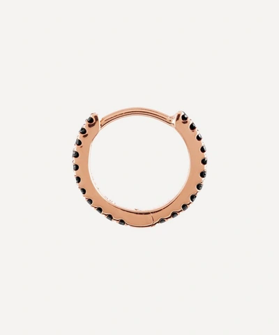 MARIA TASH MARIA TASH 18CT 8MM BLACK DIAMOND ETERNITY HOOP EARRING 000579873