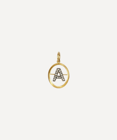 Annoushka 18ct Gold A Diamond Initial Pendant In One Color~~one Color~~one Color~~one Color~~one Color~~one Color~~one Color~~one Color~~one Color~~o