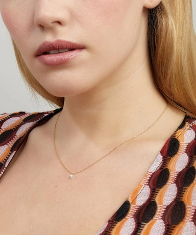 Shop Atelier Vm 18ct Gold Filo Di Luce Marquise Diamond Necklace