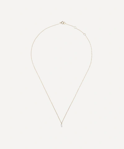 Shop Atelier Vm 18ct Gold Filo Di Luce Marquise Diamond Necklace