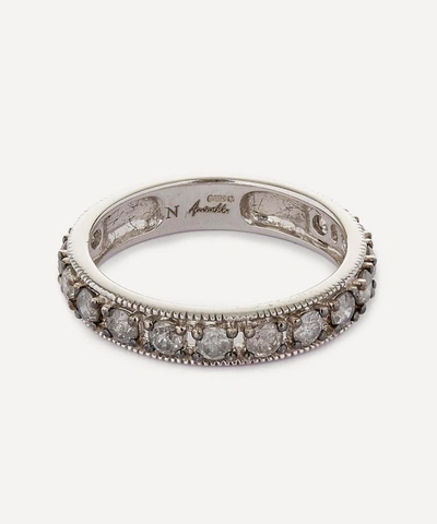 Shop Annoushka 18ct White Gold Dusty Diamonds Eternity Ring