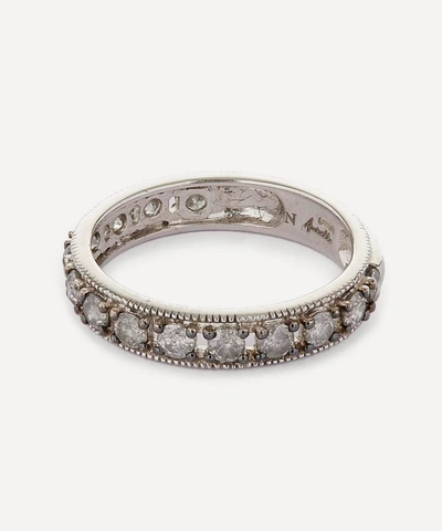 Shop Annoushka 18ct White Gold Dusty Diamonds Eternity Ring