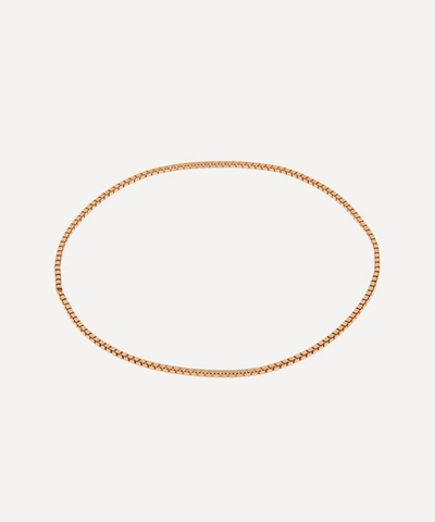 Shop Atelier Vm L'essenziale 18ct Gold Maxi Chain Bracelet Gift Card In Rose Gold