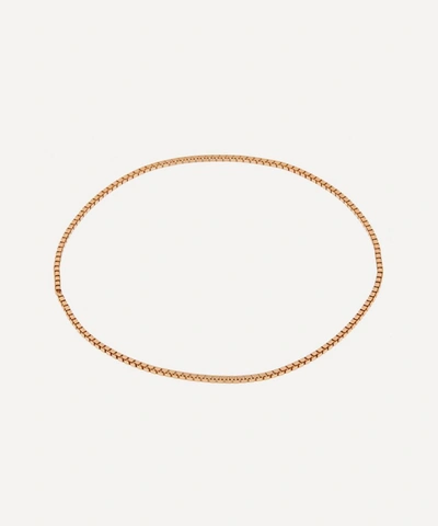 Shop Atelier Vm L'essenziale 18ct Gold Maxi Chain Bracelet Gift Card In Rose Gold