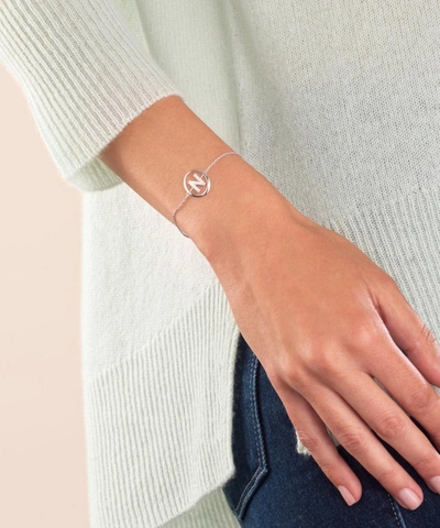 Shop Annoushka 18ct White Gold Diamond Initial N Bracelet