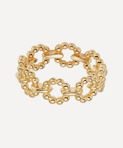 Shop Astley Clarke Gold Plated Vermeil Silver Stilla Arc Chain Ring