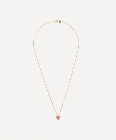 Shop Atelier Vm 18ct Gold Cristal Pink Opal Pendant Necklace