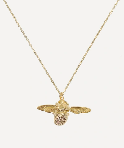 Shop Alex Monroe Gold-plated Bumblebee Necklace