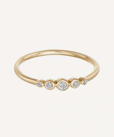 Shop Astley Clarke Gold Mini Icon Nova Diamond Ring