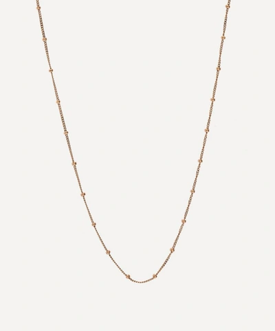 Annoushka 14ct Rose Gold Saturn Short Chain Necklace In Rose Gold