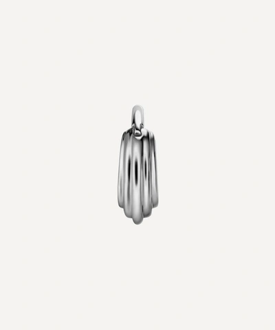 MARIA TASH MARIA TASH 14CT 8MM DOUBLE-SIDED HIRANYA HOOP EARRING 000708414