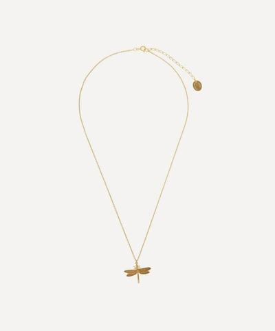 Shop Alex Monroe Gold-plated Dragonfly Pendant Necklace