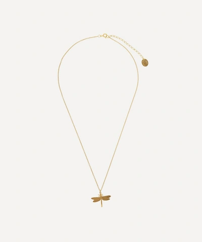 Alex Monroe Gold-plated Dragonfly Pendant Necklace