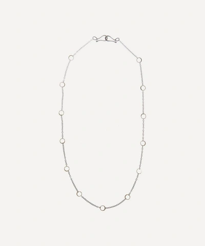 Shop Melissa Joy Manning Silver And 14ct Gold Round Link Chain Necklace