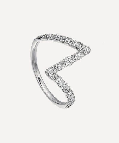 Shop Astley Clarke 14ct White Gold Flash Interstellar Diamond Ring