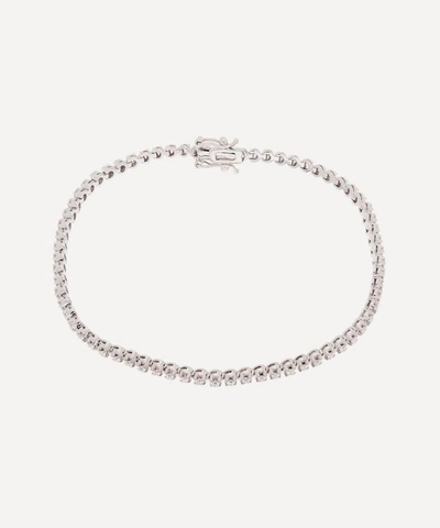 Shop Kojis 1ct Diamond Line Bracelet In White