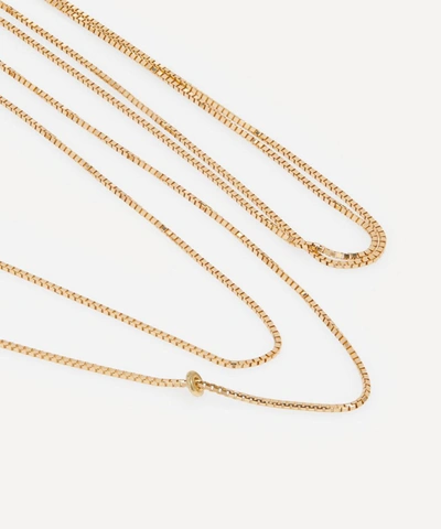 Shop Atelier Vm 18ct Gold Karma Long Infinity Chain Necklace