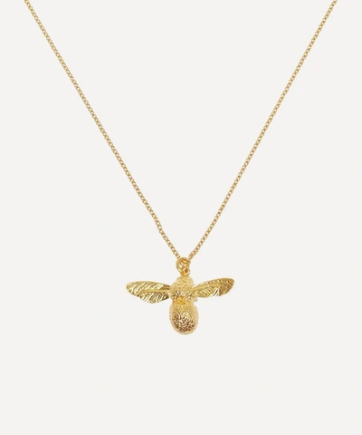 Shop Alex Monroe Gold-plated Baby Bee Necklace