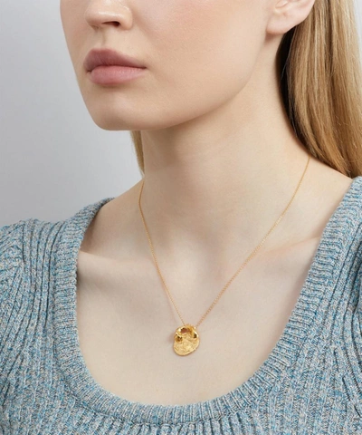 Shop Alighieri Gold-plated Silencio Necklace