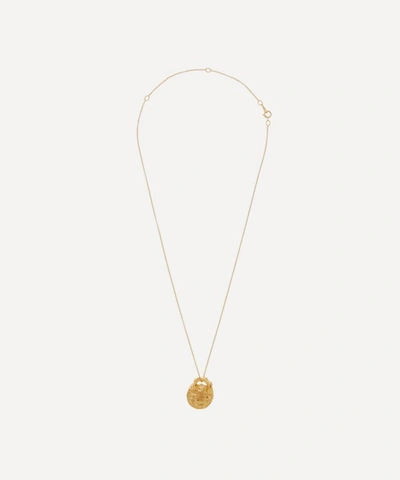 Shop Alighieri Gold-plated Silencio Necklace