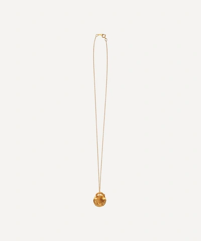 Shop Alighieri Gold-plated Silencio Necklace