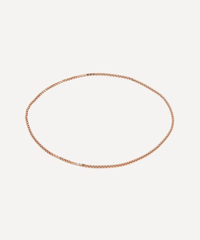 Shop Atelier Vm L'essenziale 18ct Gold Medium Chain Bracelet Gift Card In Rose Gold