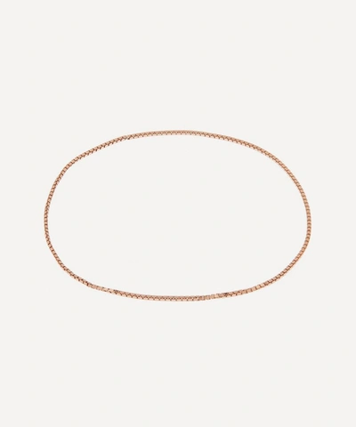 Shop Atelier Vm L'essenziale 18ct Gold Medium Chain Bracelet Gift Card In Rose Gold