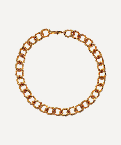 Shop Alighieri Gold-plated The Unreal City Choker Necklace