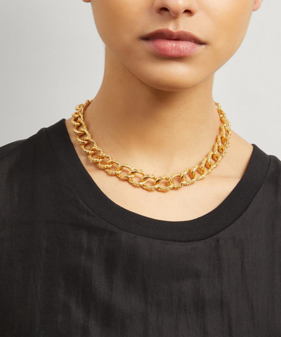 Shop Alighieri Gold-plated The Unreal City Choker Necklace