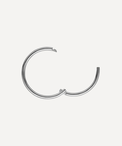 Maria Tash 6.5mm 14-karat White Gold Hoop Earring In White Gold