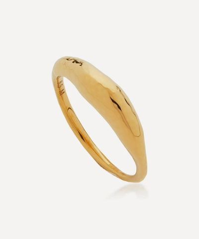 Shop Monica Vinader Gold Plated Vermeil Silver Deia Ring