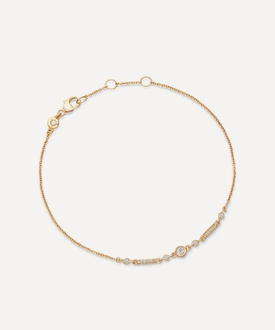 Astley Clarke Mini Icon Nova Yellow-gold And Diamond Bracelet In Gold