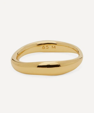Shop Monica Vinader Gold Plated Vermeil Silver Nura Reef Stacking Ring