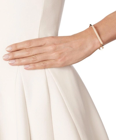 Monica Vinader Rose Gold Plated Vermeil Silver Signature Thin Bangle In Rose Gold