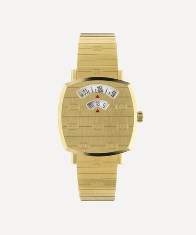 Shop Gucci Gold Pvd-plated Grip Watch