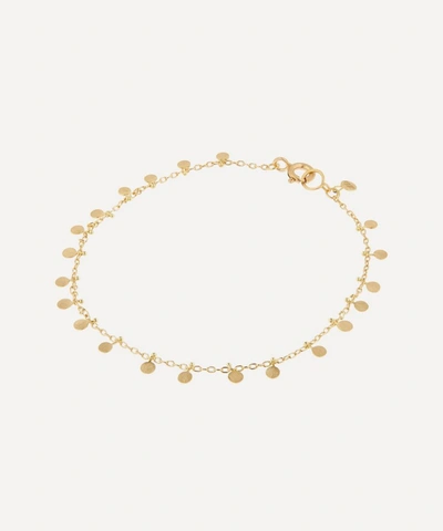 Sia Taylor 18ct Gold Even Tiny Dots Bracelet In Gold