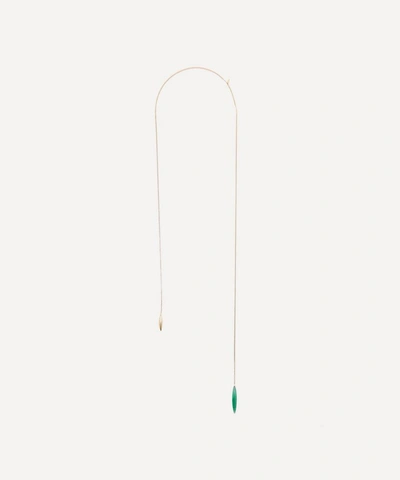 Shop Atelier Vm 18ct Gold Close To Me Avventurina Necklace