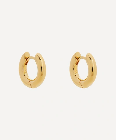 Shop Otiumberg 14ct Gold Plated Vermeil Silver Small Chunky Hoop Earrings