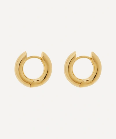 Shop Otiumberg 14ct Gold Plated Vermeil Silver Small Chunky Hoop Earrings